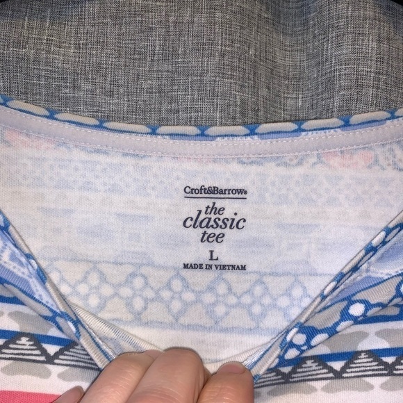 Women’s Croft & Barrow Classic Tee – Size L, Soft & Stylish - Picture 3 of 6